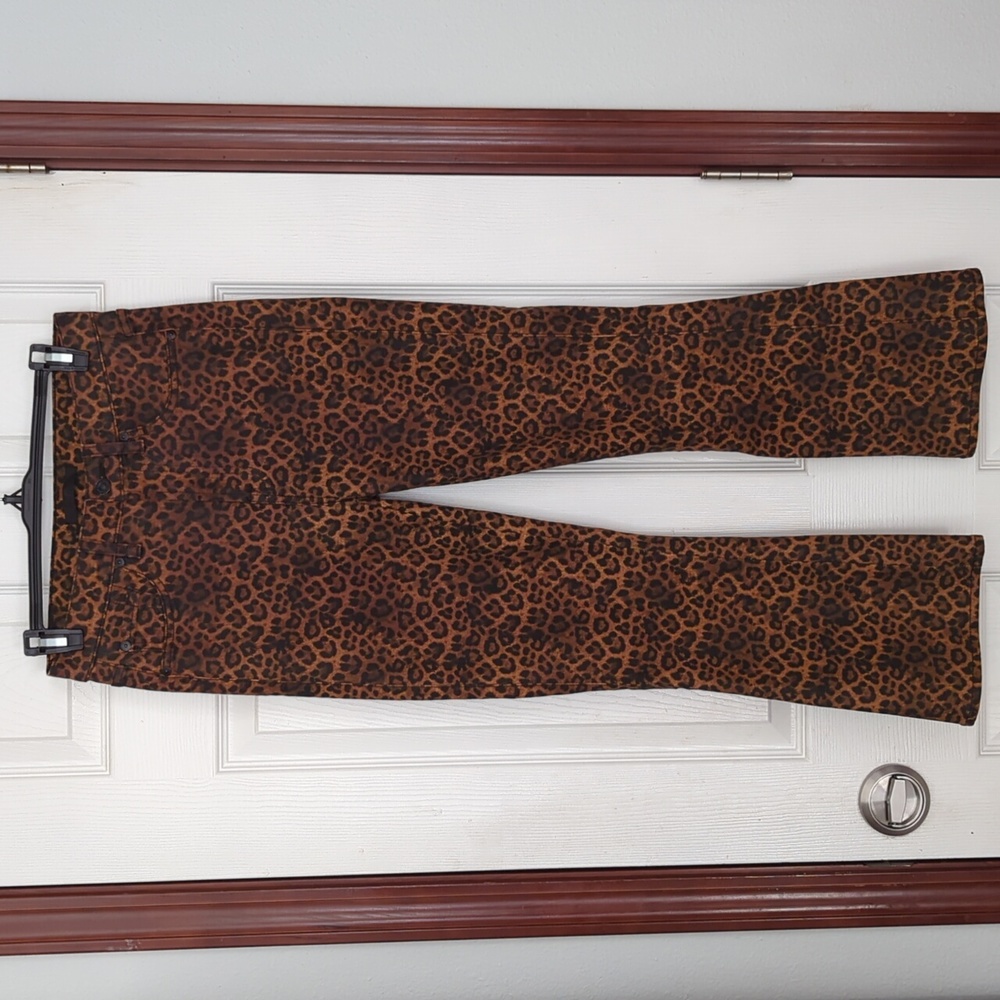 Leopard kick pant Sz 28